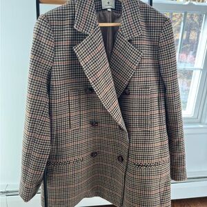 Tuckernuck Checkered Double-Breasted Blazer